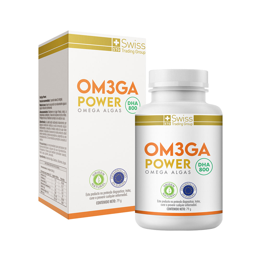Om3ga Power - Omega 3 de algas DHA 800