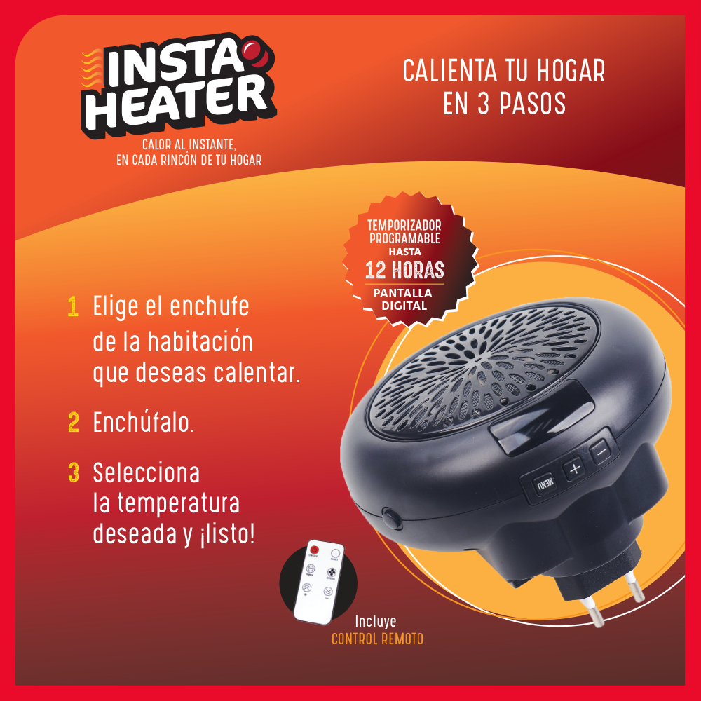 Insta Heater Calentador Portátil 600 W