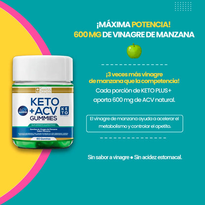 Keto Plus Gomitas Vinagre De Manzana VN