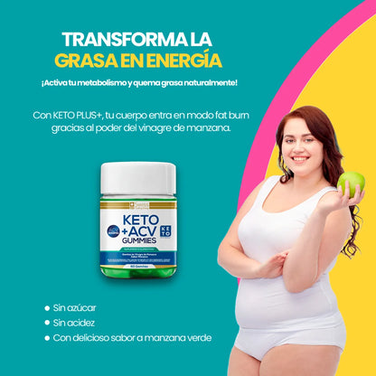Keto Plus Gomitas Vinagre De Manzana VN