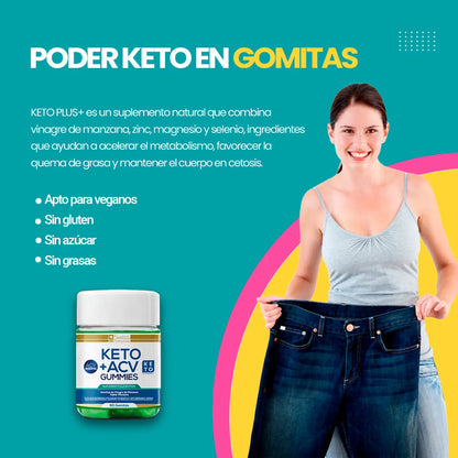 Keto Plus Gomitas Vinagre De Manzana VN