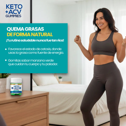 Keto Plus Gomitas Vinagre De Manzana VN